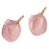 HediyeCantam   AC23070 Floral 100% Organic Cotton Prematüre Eldiven Pink