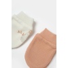 HediyeCantam Bibaby Biorganic Teach Me 2Li Bebe Eldiven 72240 Red