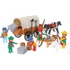 Nessiworld 04 003 Mini Mekanik Seri 3 Kovboy Arabası -Pilsan Oyuncak
