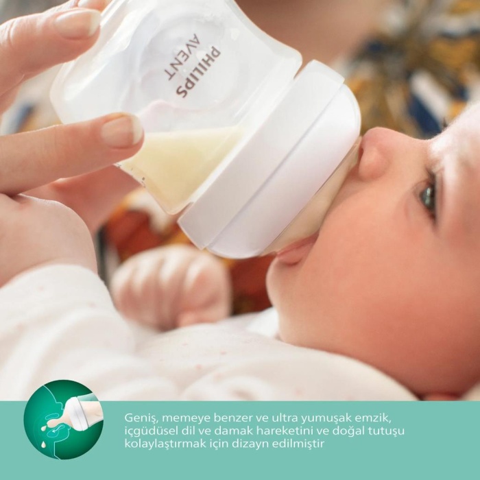 HediyeCantam   Avent Doğal Tepkili Natural Response Cam Biberon 240 ml 1+ Ay
