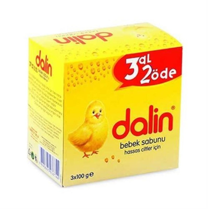 HediyeCantam Dalin Bebek Sabunu Klasik 3Lü 3x100 Gr