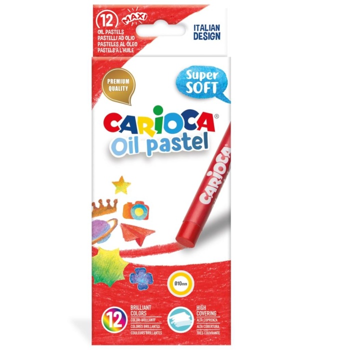 HediyeCantam Carioca Yağlı Pastel Boya Kalemi 12Li