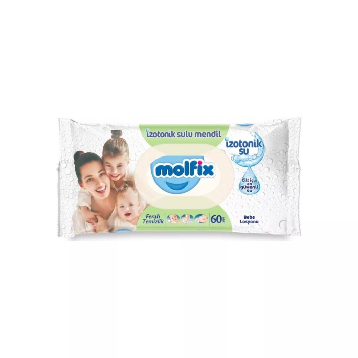 HediyeCantam Molfix İzotonik Sulu Ferah Temizlik Islak Havlu Mendil 3Lü 180 Yaprak