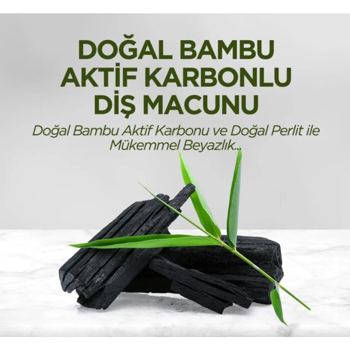 HediyeCantam Eyüp Sabri Tuncer Doğal Bambu Karbonlu Diş Macunu 90 Gr