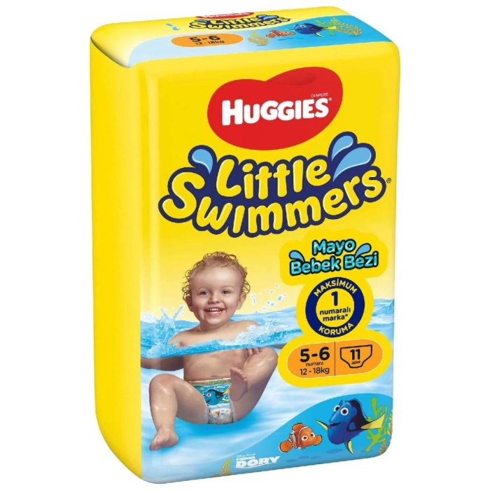 HediyeCantam Huggies Little Swimmers Mayo Bebek Bezi 12-18 Kg 11 Adet