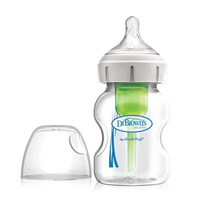 HediyeCantam Dr Browns Geniş Ağız Anti Kolik Options+ Cam Biberon 150 ml