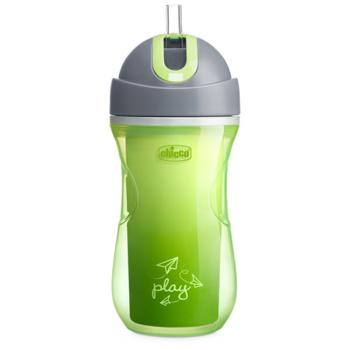 HediyeCantam Chicco Isı Yalıtımlı Sport Pipetli Bardak 14 Ay+ Unisex