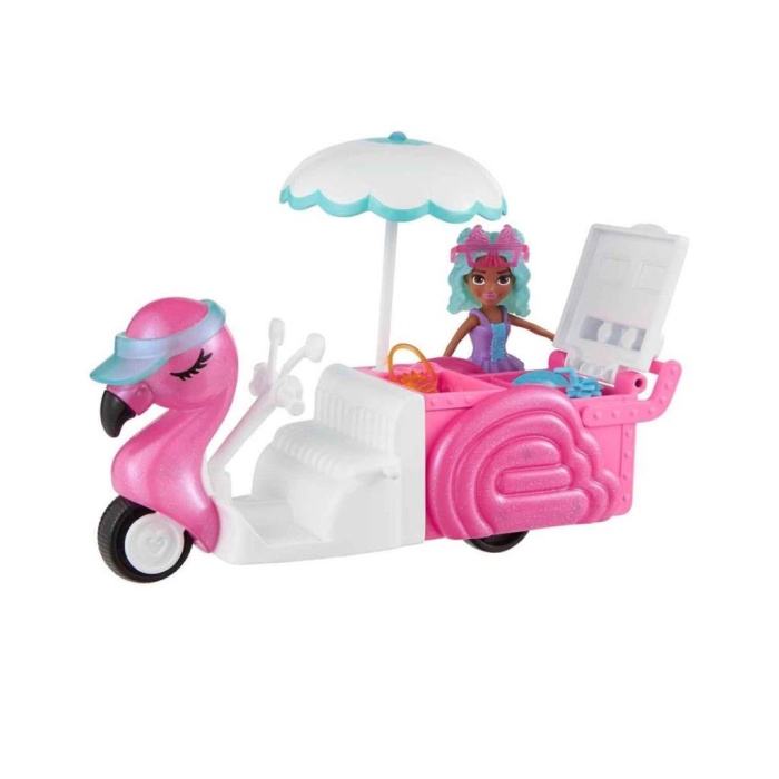 HediyeCantam HWP24 Polly Pocket Filamingo Motosiklet ve Tropik Aksesuarlar