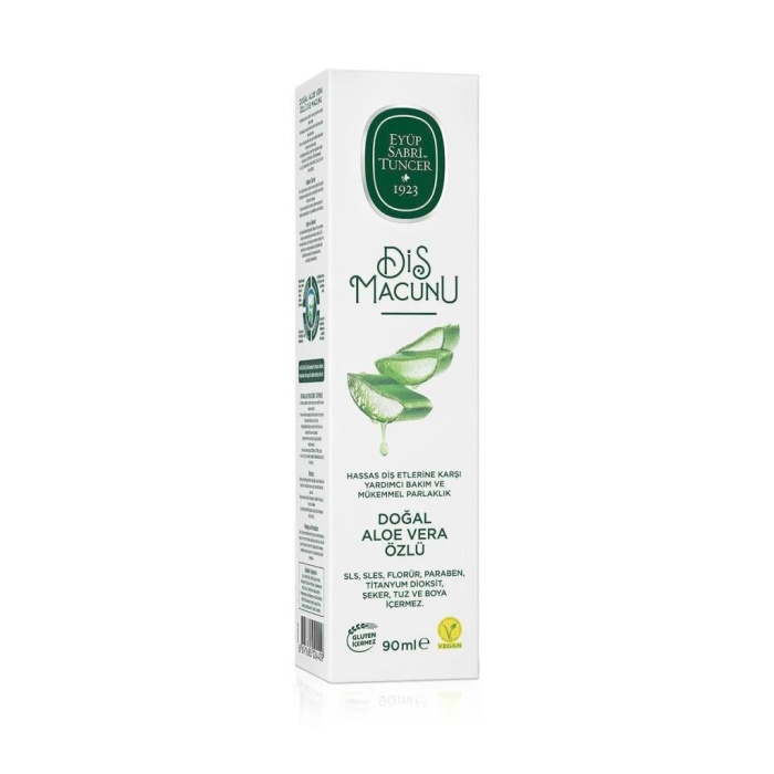 HediyeCantam Eyüp Sabri Tuncer Doğal Diş Macunu 90 Gr Aloe Vera