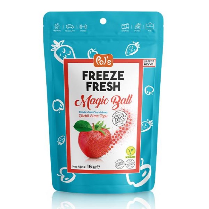 HediyeCantam Pol’s Freeze Fresh Magic Ball Çilekli Elma Topu 16 gr