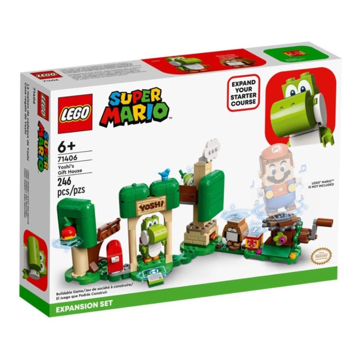 HediyeCantam 71406 LEGO® Super Mario Yoshinin Hediye Evi Ek Macera Seti 246 parça +6 yaş