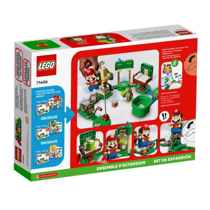 HediyeCantam 71406 LEGO® Super Mario Yoshinin Hediye Evi Ek Macera Seti 246 parça +6 yaş