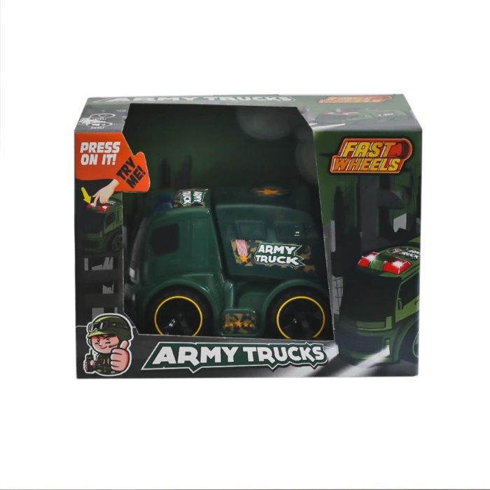 HediyeCantam ER-246 Fast Wheels Asker Kamyonu -Erdem Oyuncak