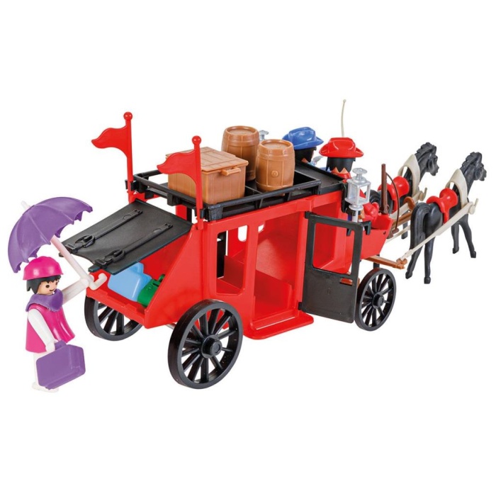 Nessiworld 04 002 Mini Mekanik Seri 2 Posta Arabası -Pilsan Oyuncak