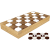 Klasik Tavla 3D Wood Büyük Boy XXL