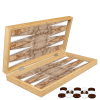 Klasik Tavla Geo wood Büyük Boy