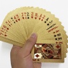Altın Poker Pvc 52 İskambil Kağıdı Pişti Kağıdı Altın Gold