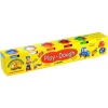 6 Renk Büyük Oyun Hamuru 10 Parmak Renk Oyun Hamuru Set 650 gr.