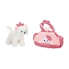 HediyeCantam 4775 Peluş Kedi Köpek Taşıma Çantalı 20 cm -Sunman