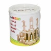 HediyeCantam CS-8831 Natural Ahşap Blok Seti 100 Parça -Chiva