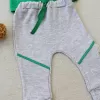 Yavru Koala Nakışlı Uzun Kollu Sweat 2li Kız Erkek Bebek Takımı Yeşil