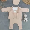 Oyuncaklı Altınbaşak 5li Kız Erkek Bebek Takımı Buğd