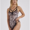 Moonlight 307 Yılan Desen Gecelik Ve String