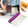 Çelik Hamur Kesici Kazıyıcı Pasta Kek Dekorasyon Spatula Aleti (4172)