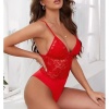Kırmızı Gece Kıyafeti Gecelik Seksi Erotik Babydoll