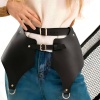 Günlük Kullanıma Seksi Deri Etek Harness - Hediye Çantam1119