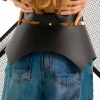 Günlük Kullanıma Seksi Deri Etek Harness - Hediye Çantam1119