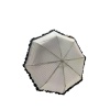 Nessiworld TK-3665 Katlanır Otomatik Şemsiye 8 Telli Desenli Fırfırlı