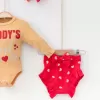 Daddys Girl Bandanalı Kız Bebek Takımı