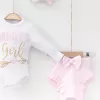 Daddys Girl Bandanalı Kız Bebek Takımı