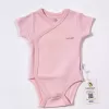 Basic Kravuze Kısa Kol Body Pembe