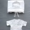 Taçlı Prensesim Nakışlı %100 Cotton Antibakteriyel 10lu Zıbın Takımı Hastane Çıkışı