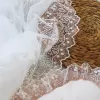 Yenidoğan Nil Taç Nakışlı Kundaklı Trilüks 3lü Alt Açma Seti