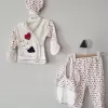 Erkek Bebek Kutulu Tavşan 5li Zıbın Seti