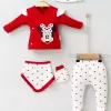 Mickey Desenli % 100 Pamuk 5li Kız Bebek Hastane Çıkışı