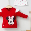 Mickey Desenli % 100 Pamuk 5li Kız Bebek Hastane Çıkışı