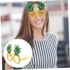 Tropikal Hawaii Ananas Şekilli Parti Gözlüğü 9.5 x 14 cm (4172)
