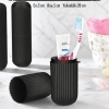 Siyah Seyahat Tipi Diş Fırçası & Aksesuar Kutusu & Çok Amaçlı Saklama Kabı