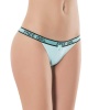 5 Adet Beli Yazılı Pamuk Kadın Tanga String Külot