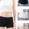 Kadın Dikişsiz Görünmez İz Yapmaz Mini Şort Boxer Siyah