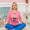 Bayan Uzun Kollu Pijama Takımı Model no 7598