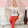 Bayan Uzun Kollu Pijama Takımı Model no 7591