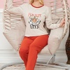 Bayan Uzun Kollu Pijama Takımı Model no 7591