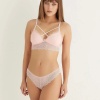 Pudra Destekli Çapraz Dantelli Bralet Takım 5527