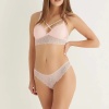 Pudra Destekli Çapraz Dantelli Bralet Takım 5527