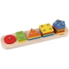 Nessiworld 1013-SKC Chiva, Beşgenli Geometik Şekiller - Ahşap